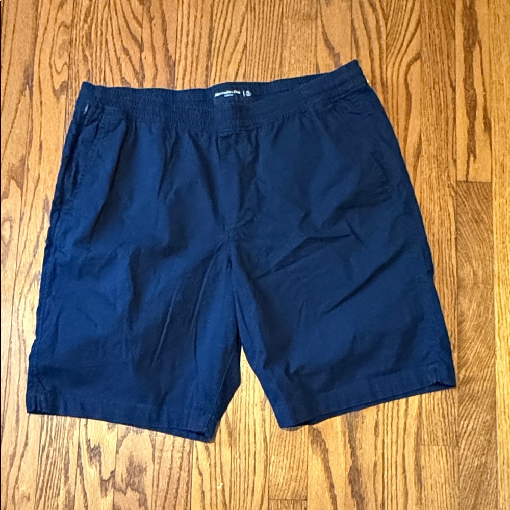 Abercrombie & Fitch Mens Navy Blue Casual Shorts Size XL (NWT)